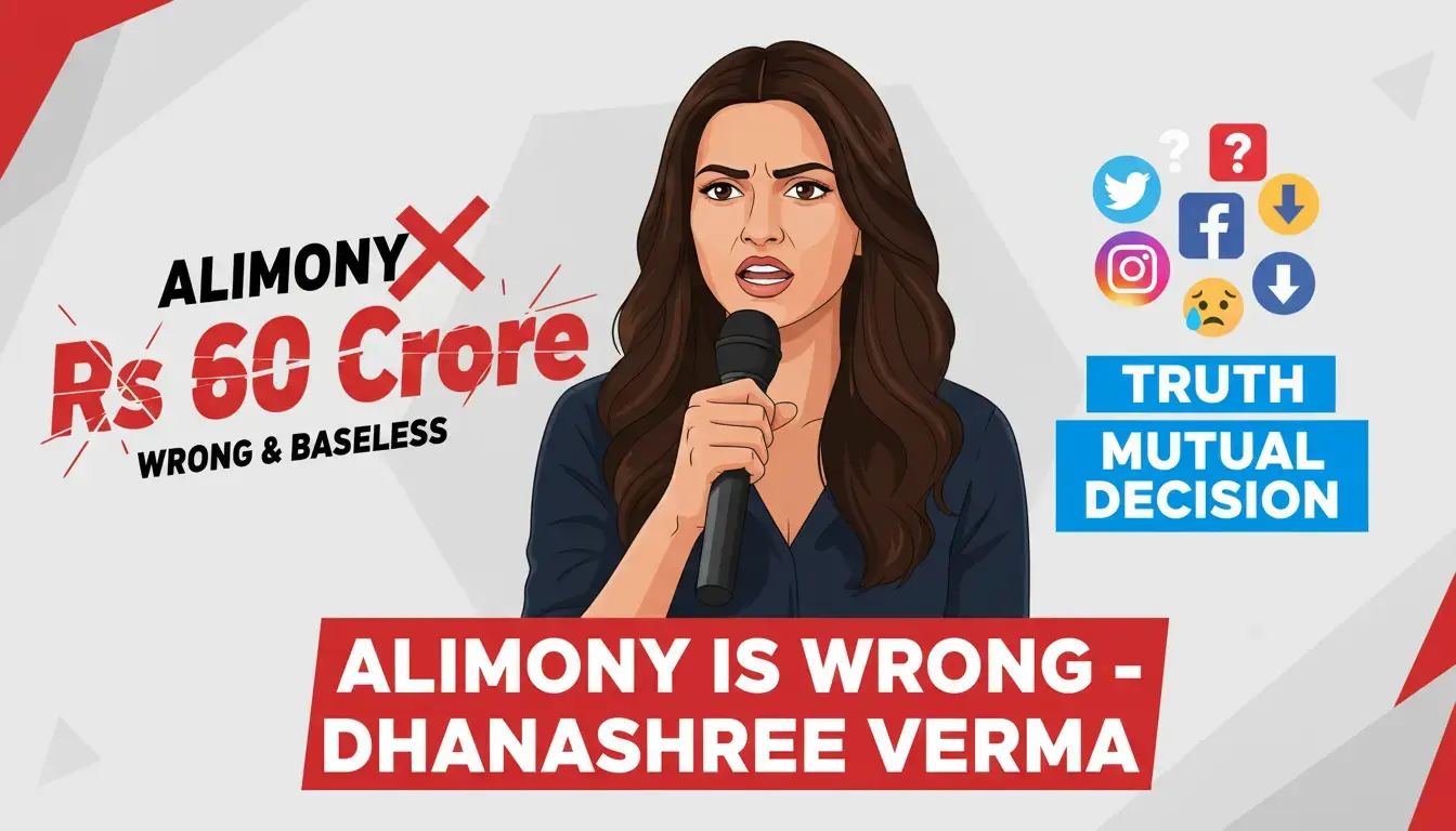 Dhanashree Verma on Chahal Divorce: 'Alimony Talk is Wrong,' Sparks Online Firestorm