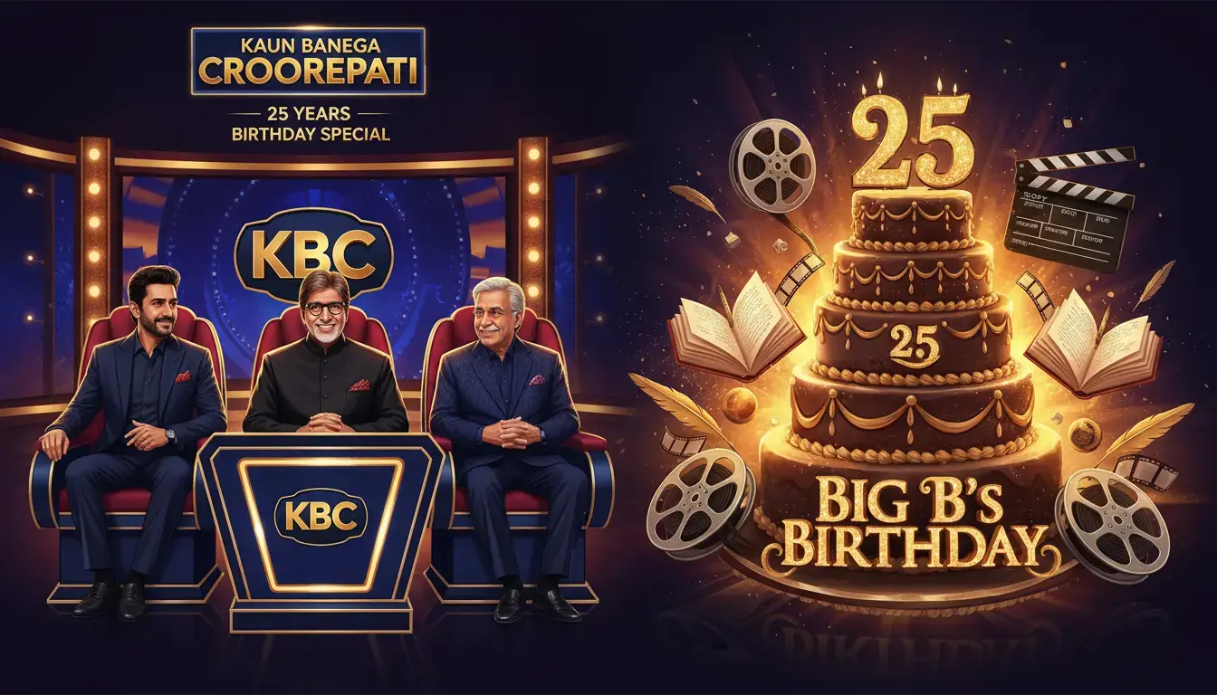 Big B's KBC 17 Birthday Special: Farhan & Javed Akhtar Set to Electrify the Hotseat!