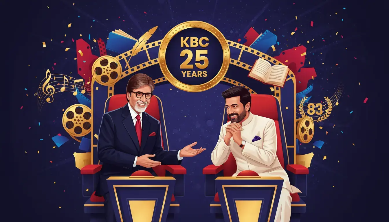 Hotseat History: Farhan & Javed Akhtar Join Big B for KBC 17 Birthday Special!