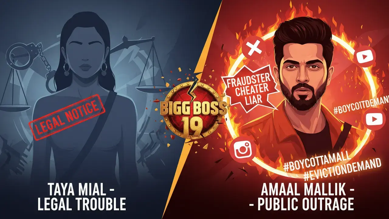 Bigg Boss 19's Double Whammy: Tanya Mittal Faces FIR; Amaal Mallik's Remarks Spark Outrage