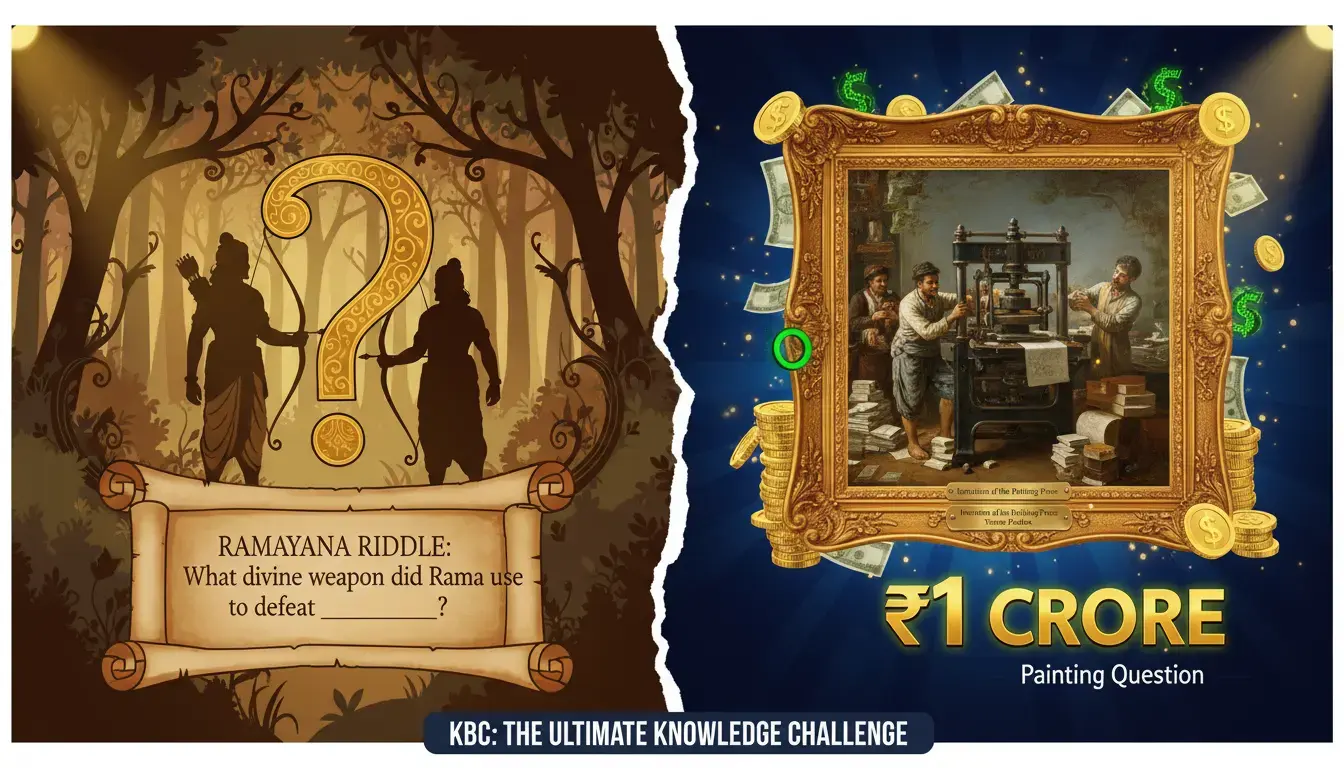 KBC 17's Toughest Night: Ramayana Riddle & ₹1 Crore Painting Question — Would YOU Win?