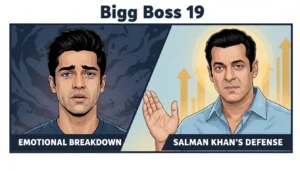 Amaal Mallik Breaks Down on Bigg Boss 19; Salman Khan Defends, Cites Sanjay Dutt's Battle