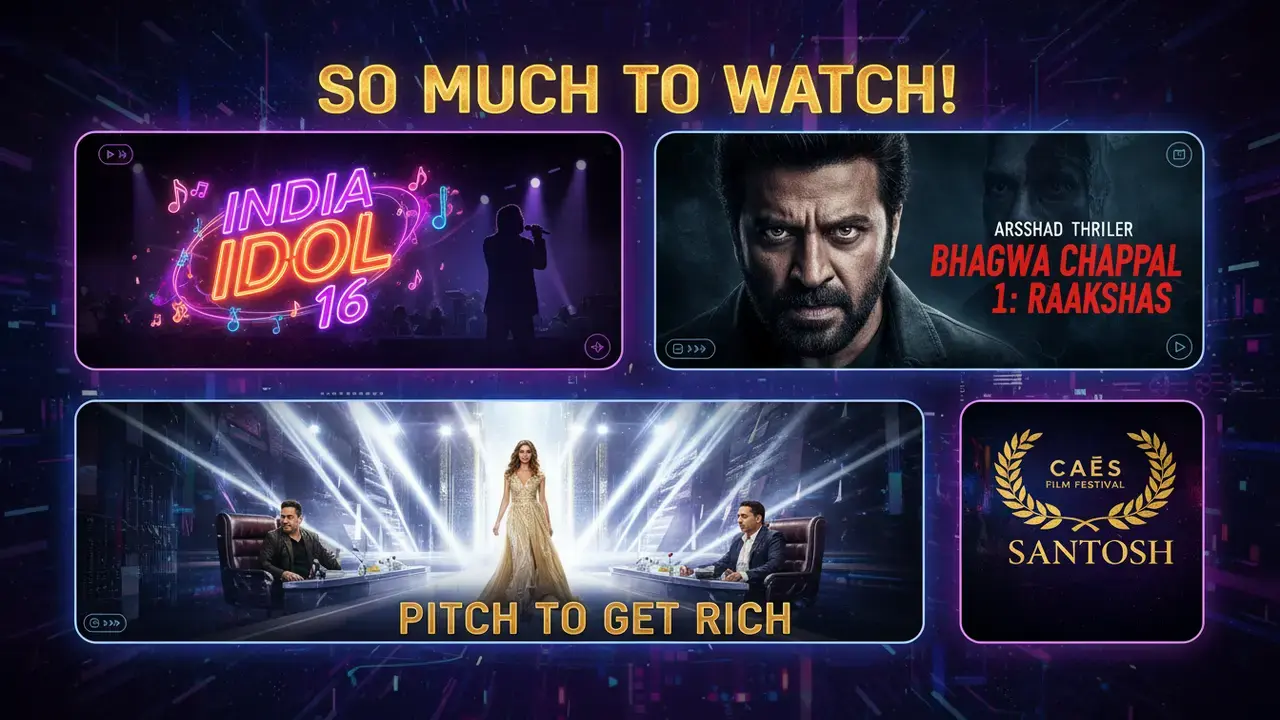 Indian Idol 16 Premieres Oct 18; Faces Off Against Banned Cannes Film & 12 New OTT Releases