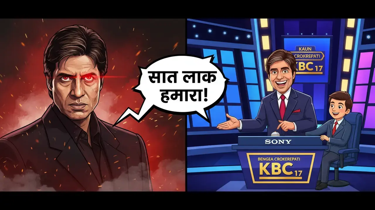 Big B Twists 'Agneepath' Dialogue on KBC 17; Tells Rishab Shetty 'Saat Laakh Humara'