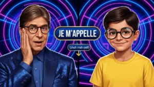 KBC 19 Kid Corrects Big B's French; Star Slaps Himself & Apologizes on National TV