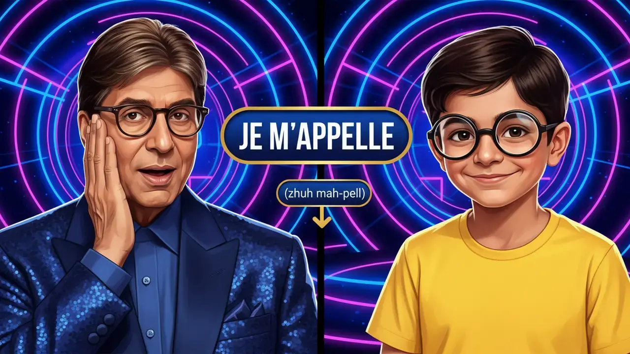 KBC 19 Kid Corrects Big B's French; Star Slaps Himself & Apologizes on National TV