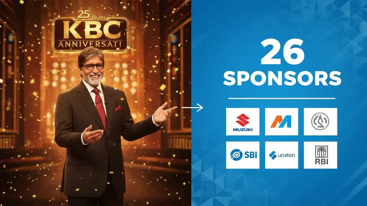 KBC Hits 25 Years With 26 Sponsors; Season 17 Swaps Nostalgia for Industry Talk