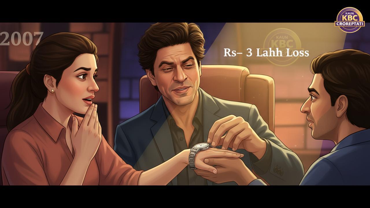 SRK Gifts Rs 3 Lakh Loss Contestant His Watch; KBC Season 3's Unforgettable Moment Resurfaces